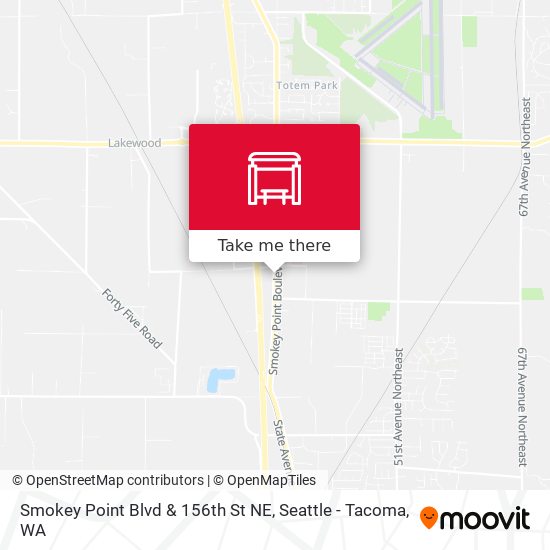 Smokey Point Blvd & 156th St NE map