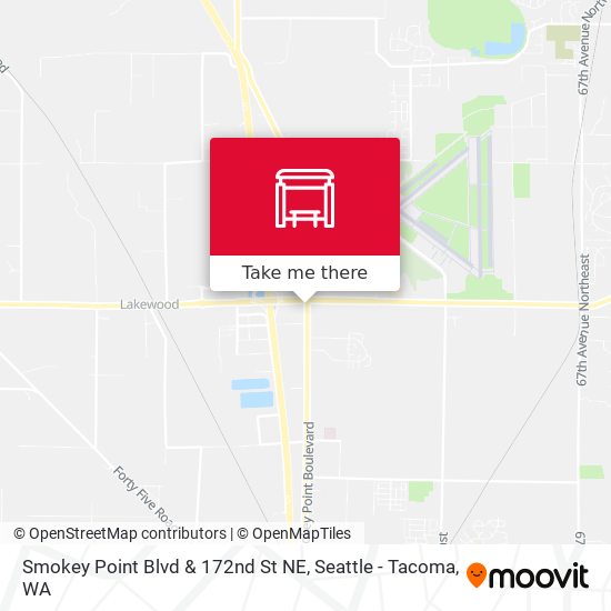 Smokey Point Blvd & 172nd St NE map