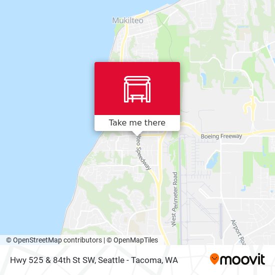 Hwy 525 & 84th St SW map