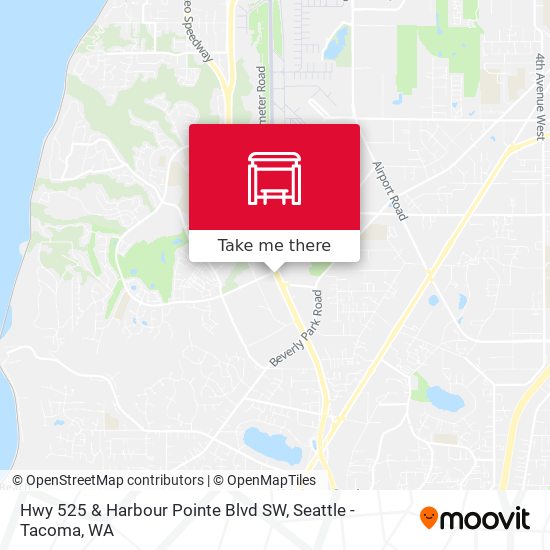 Hwy 525 & Harbour Pointe Blvd SW map
