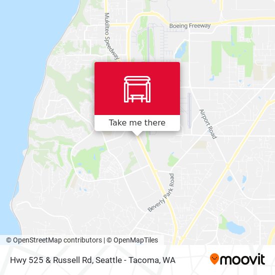 Hwy 525 & Russell Rd map