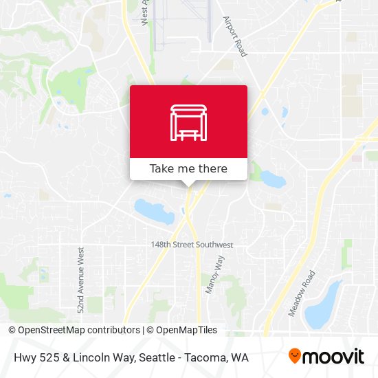 Hwy 525 & Lincoln Way map