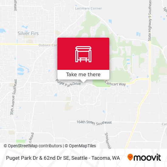 Mapa de Puget Park Dr & 62nd Dr SE