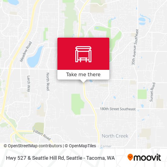 Mapa de Hwy 527 & Seattle Hill Rd