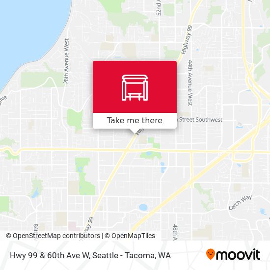 Mapa de Hwy 99 & 60th Ave W
