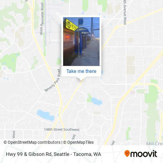 Hwy 99 & Gibson Rd map