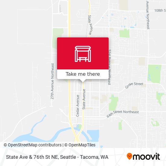 Mapa de State Ave & 76th St NE