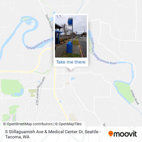 S Stillaguamish Ave & Medical Center Dr map