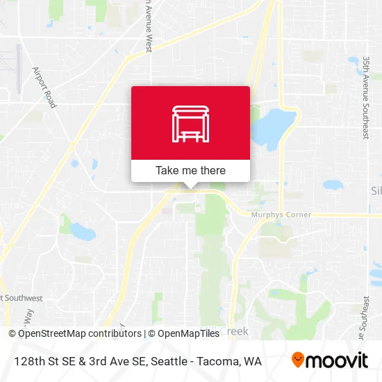 Mapa de 128th St SE & 3rd Ave SE