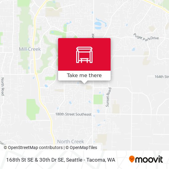 168th St SE & 30th Dr SE map