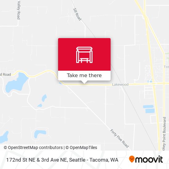Mapa de 172nd St NE & 3rd Ave NE