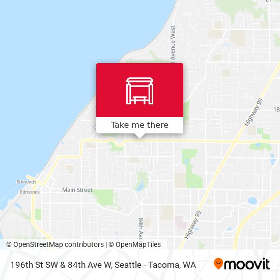 Mapa de 196th St SW & 84th Ave W