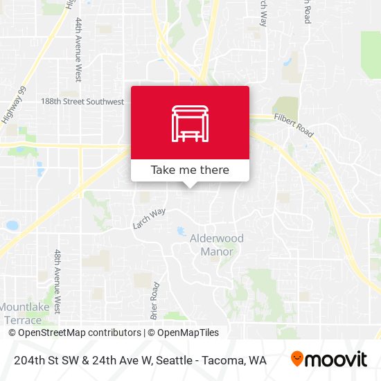 Mapa de 204th St SW & 24th Ave W