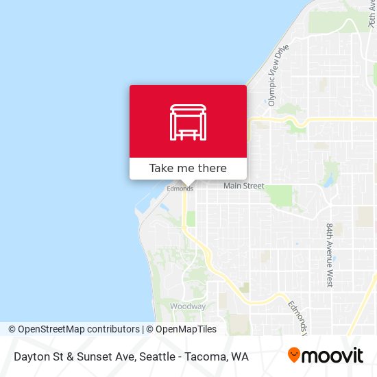 Dayton St & Sunset Ave map