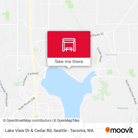 Mapa de Lake View Dr & Cedar Rd