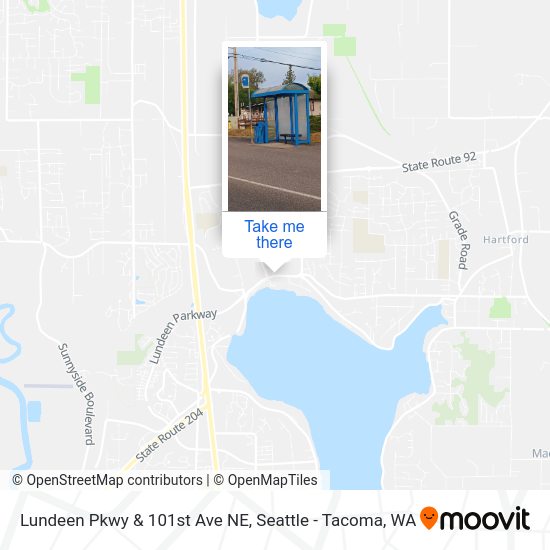 Mapa de Lundeen Pkwy & 101st Ave NE