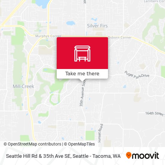 Seattle Hill Rd & 35th Ave SE map