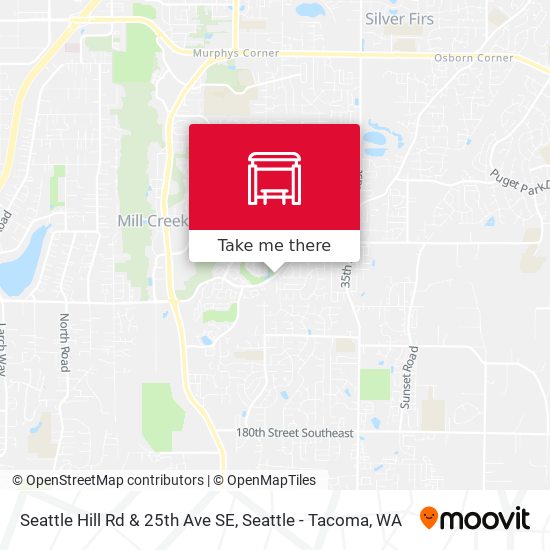 Seattle Hill Rd & 25th Ave SE map