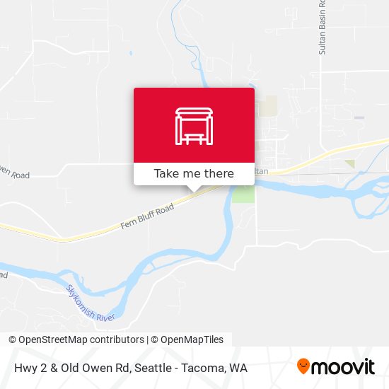 Hwy 2 & Old Owen Rd map
