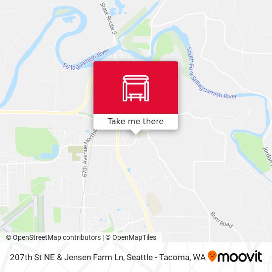 Mapa de 207th St NE & Jensen Farm Ln