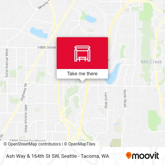 Ash Way & 164th St SW map