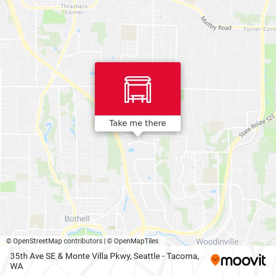 35th Ave SE & Monte Villa Pkwy map