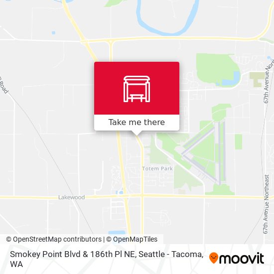 Mapa de Smokey Point Blvd & 186th Pl NE