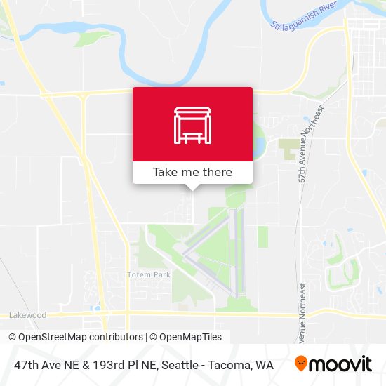 Mapa de 47th Ave NE & 193rd Pl NE