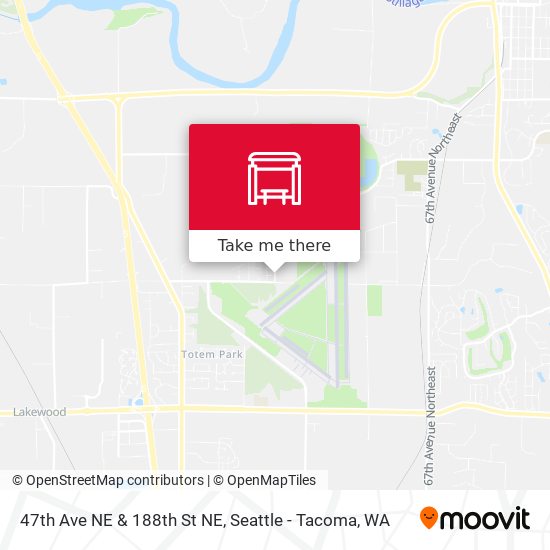 47th Ave NE & 188th St NE map