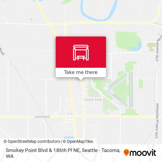 Mapa de Smokey Point Blvd & 186th Pl NE