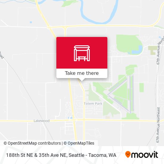 188th St NE & 35th Ave NE map