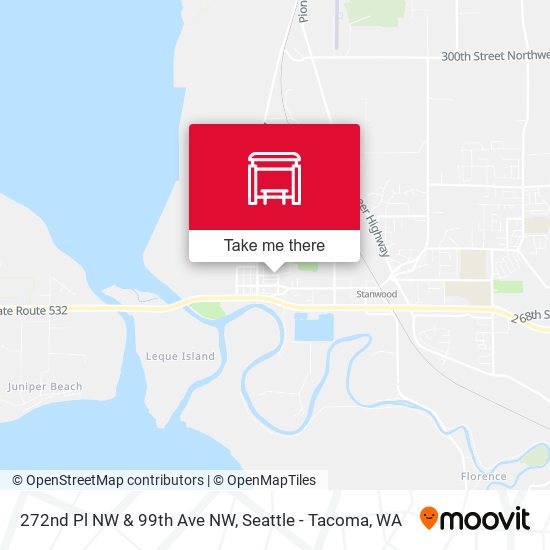 272nd Pl NW & 100th Ave NW map