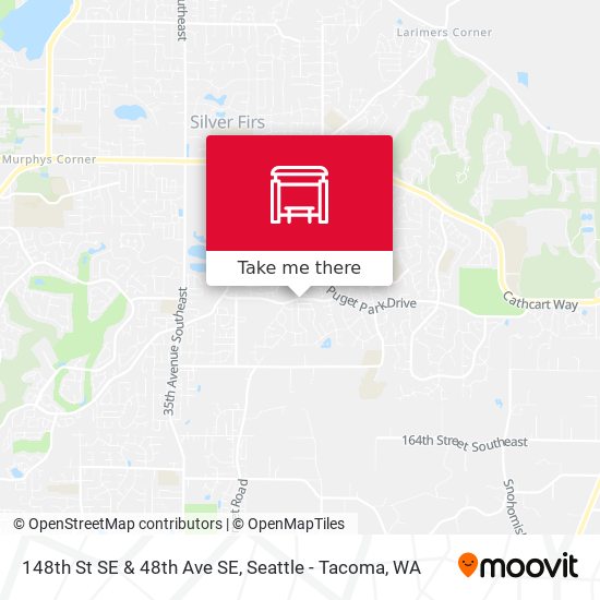 148th St SE & 48th Ave SE map