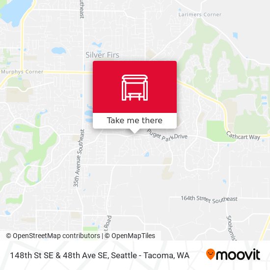 148th St SE & 48th Ave SE map