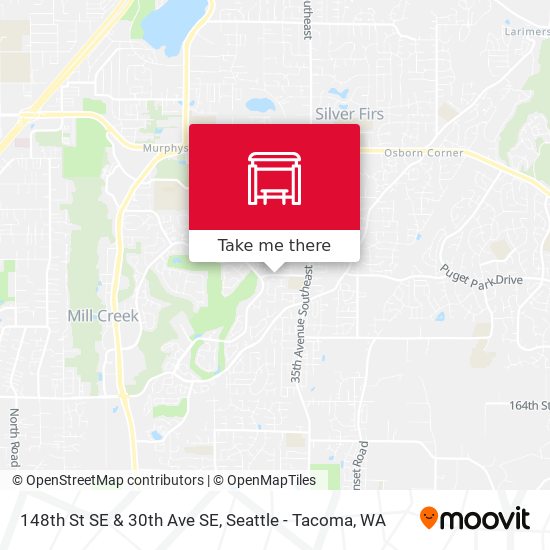 148th St SE & 30th Ave SE map