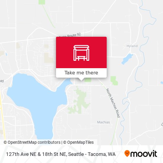 127th Ave NE & 18th St NE map