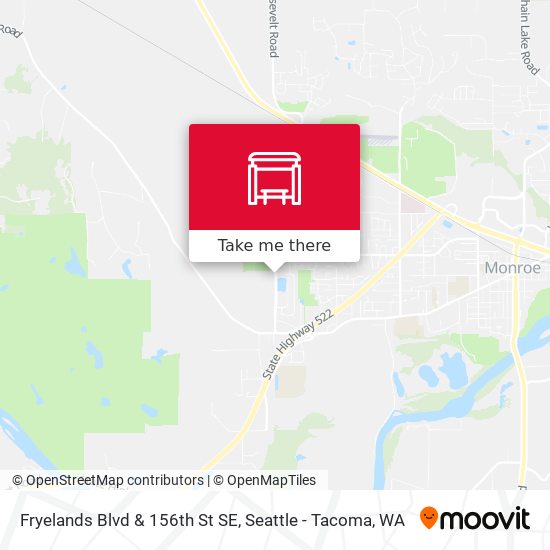 Fryelands Blvd & 156th St SE map