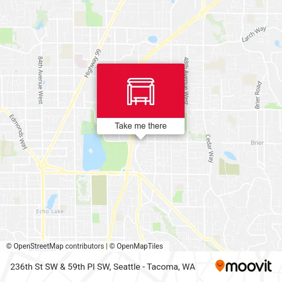 Mapa de 236th St SW & 59th Pl SW