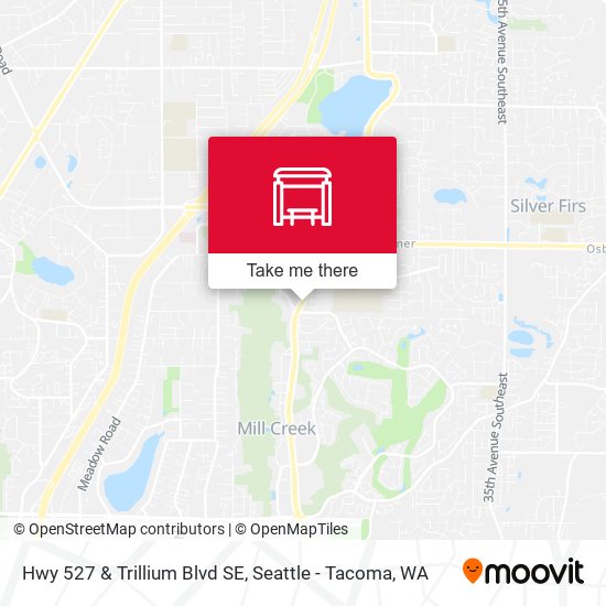 Hwy 527 & Trillium Blvd SE map