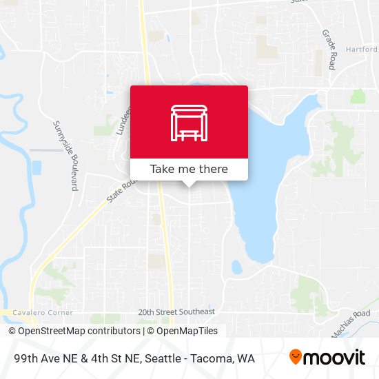 Mapa de 99th Ave NE & 4th St NE