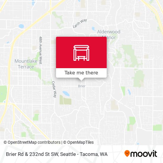 Brier Rd & 232nd St SW map
