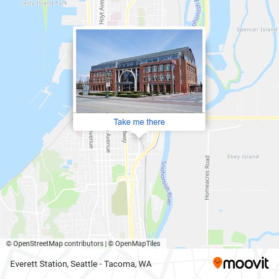 Mapa de Everett Station