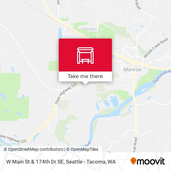 W Main St & 174th Dr SE map