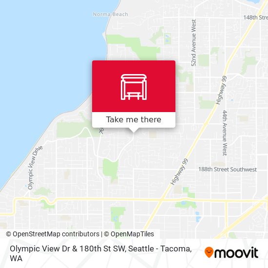 Olympic View Dr & 180th St SW map