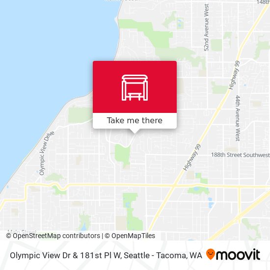 Olympic View Dr & 181st Pl W map