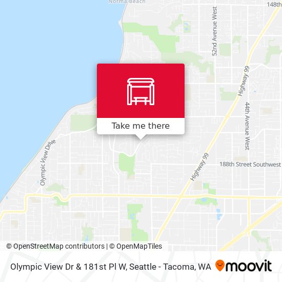 Olympic View Dr & 181st Pl W map