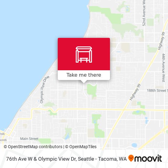 Mapa de 76th Ave W & Olympic View Dr
