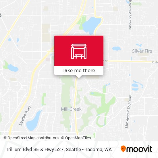 Mapa de Trillium Blvd SE & Hwy 527