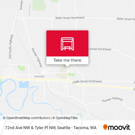 Mapa de 72nd Ave NW & Tyler Pl NW