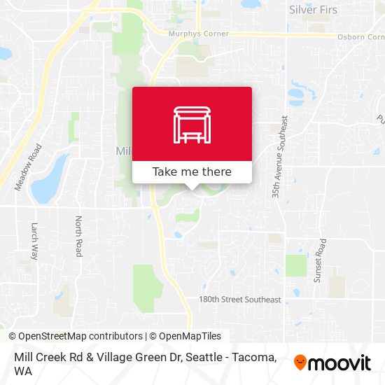 Mill Creek Rd & Village Green Dr map